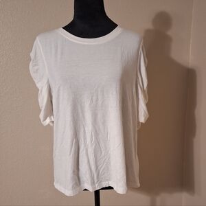 Medium Skies Are Blue White Women's Top